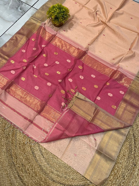 Maheshwari Saree in Handwoven Heritage Weave-111