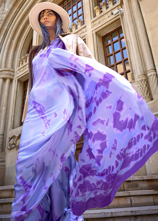 Satin Crepe Saree-001