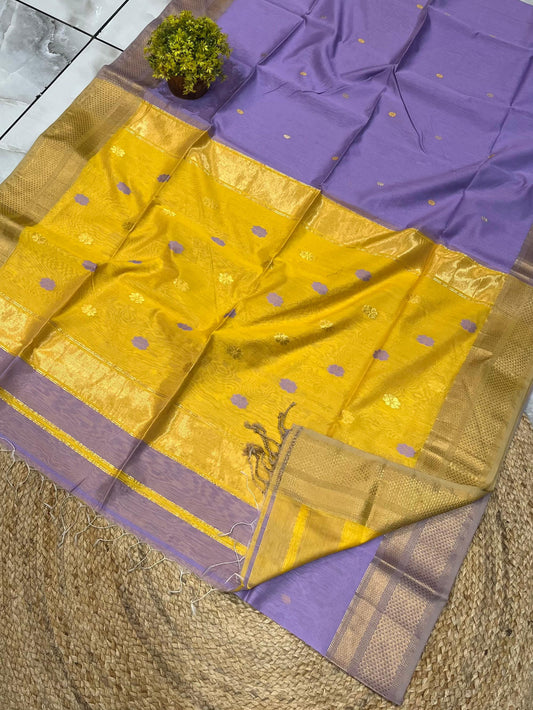 Maheshwari Saree in Handwoven Heritage Weave-110