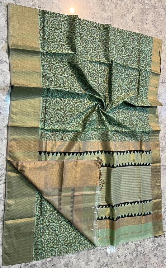 Maheshwari Handblock Print Saree (Product Code-009)