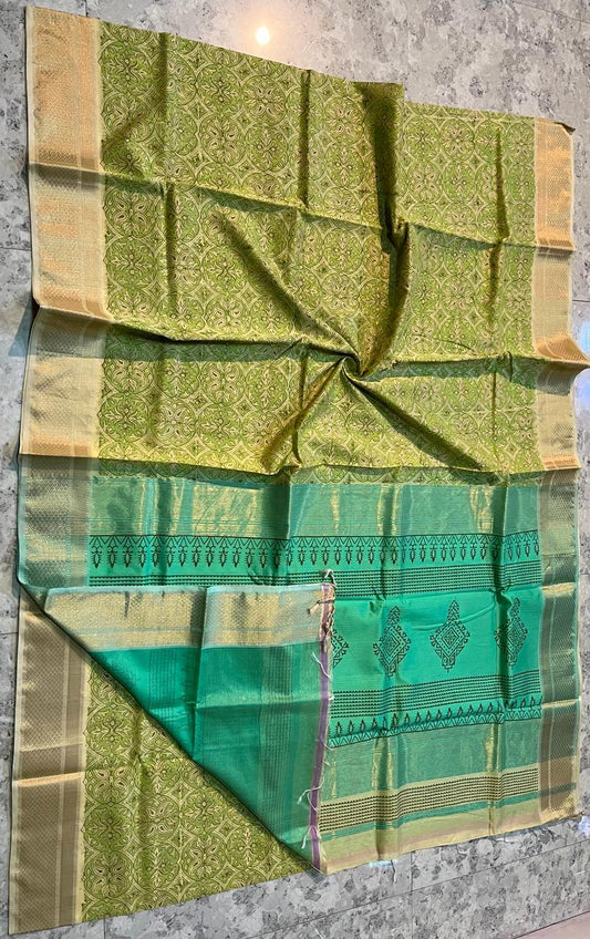 Maheshwari Handblock Print Saree (Product Code-005)