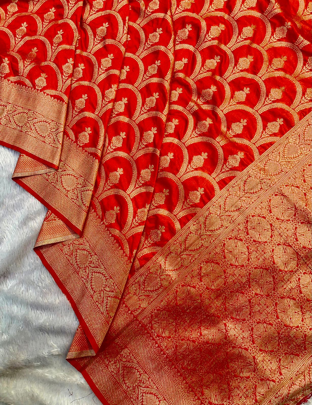 Soft Georgette Dola Silk Saree- 001