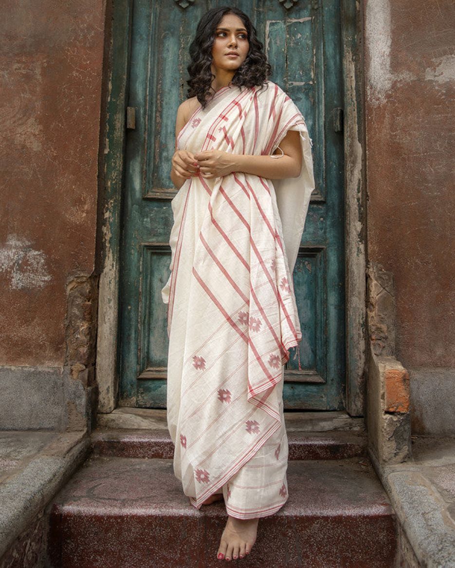 Khadi Cotton Saree-003