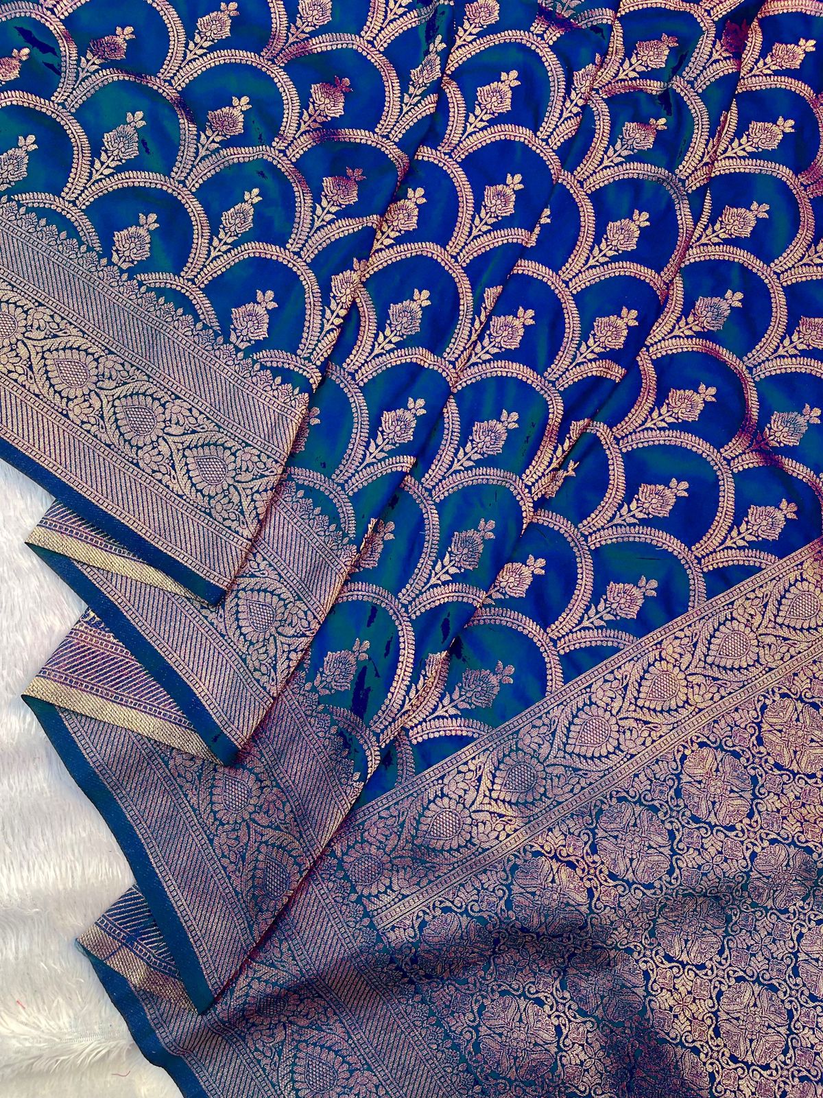 Soft Georgette Dola Silk Saree- 005