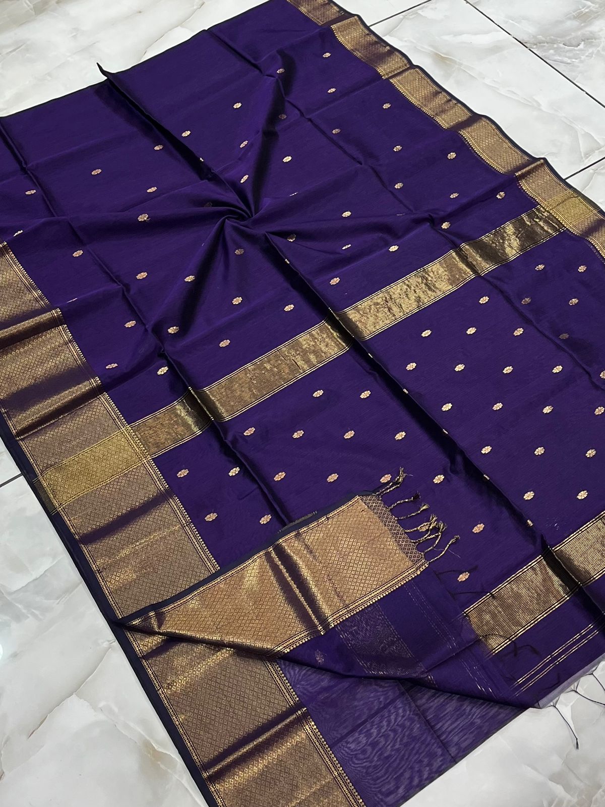 Maheshwari Saree in Handwoven Heritage Weave-017