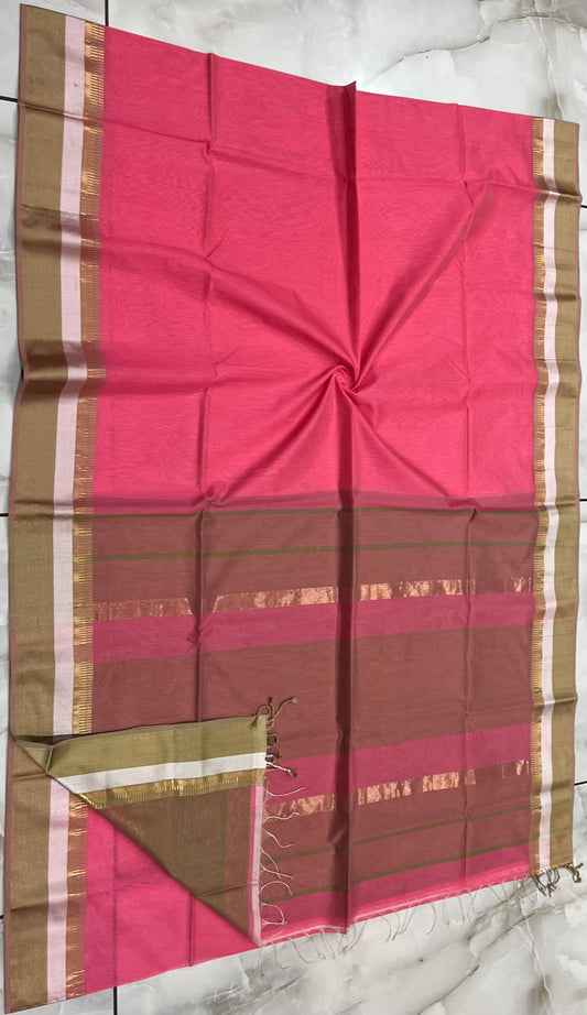 Maheshwari Saree in Handwoven Heritage Weave-053