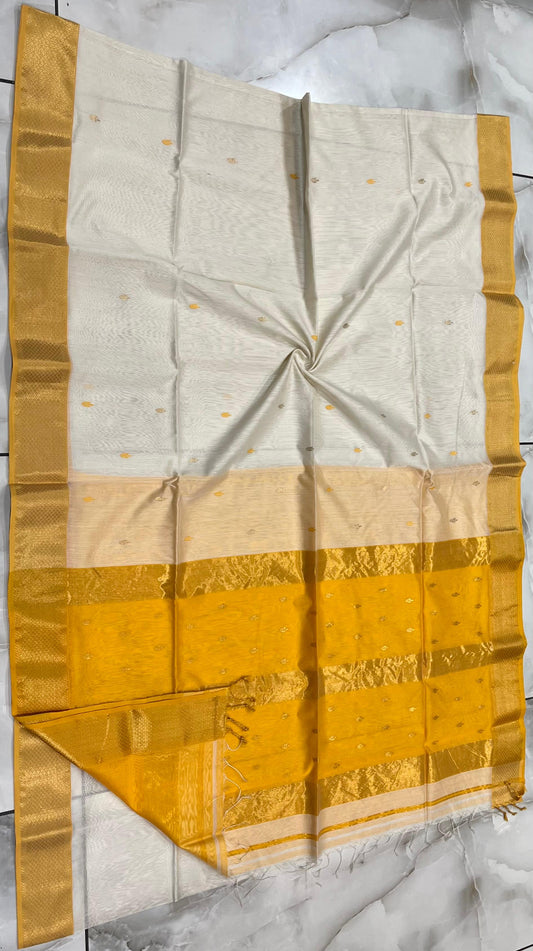 Maheshwari Saree in Handwoven Heritage Weave-047