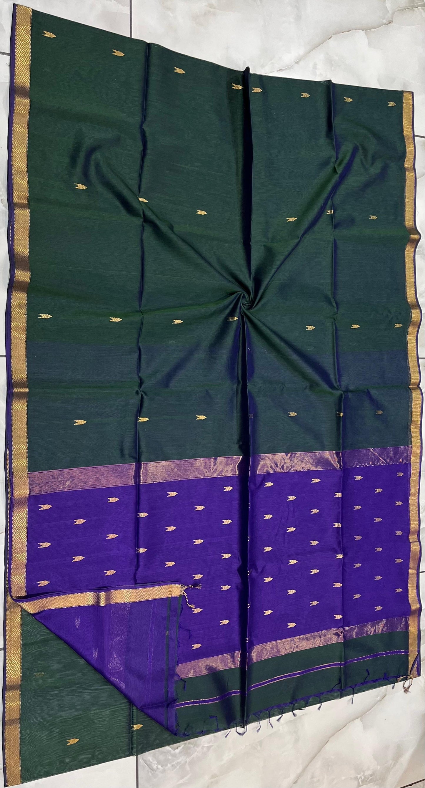 Maheshwari Saree in Handwoven Heritage Weave-044