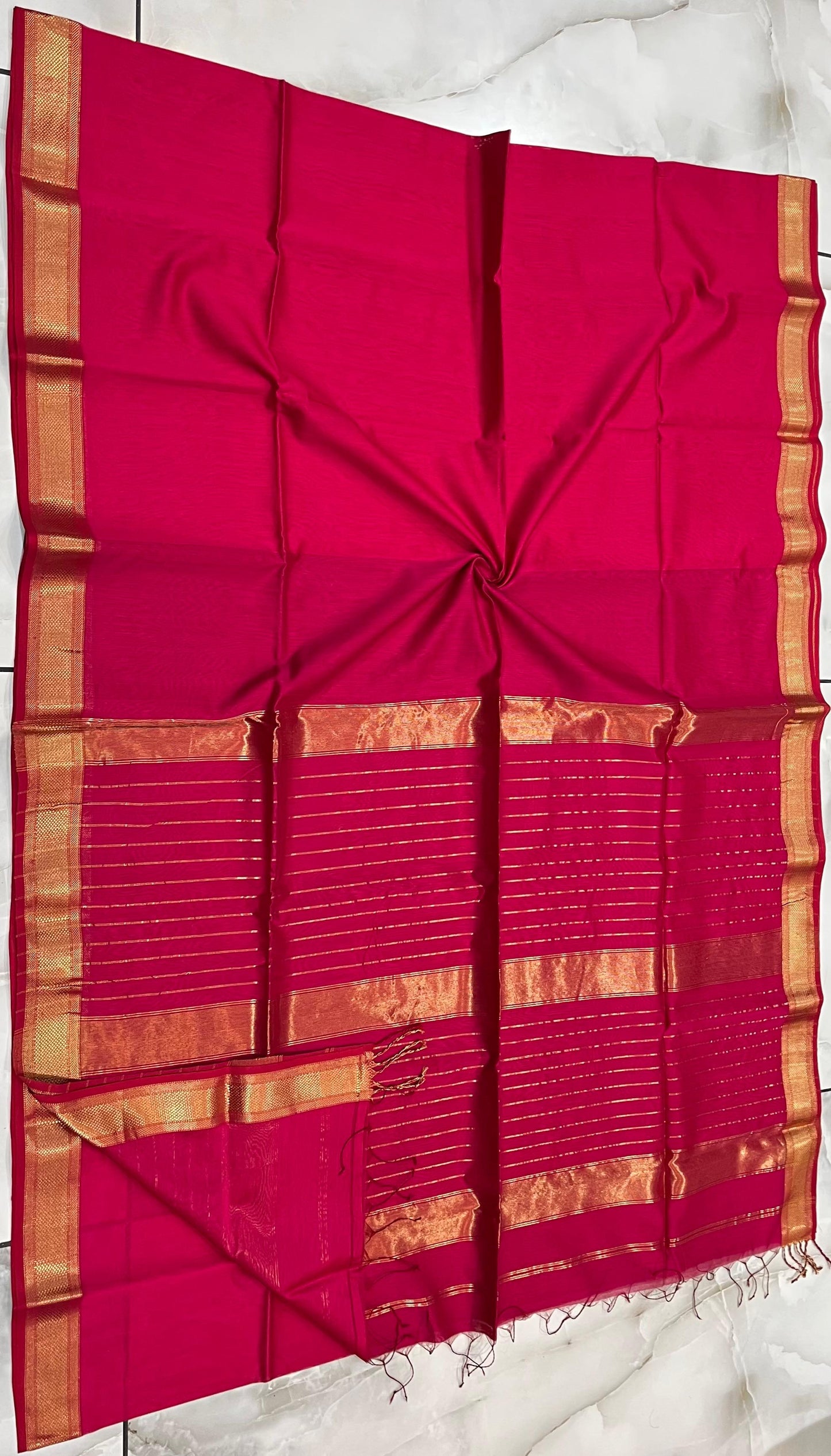 Maheshwari Saree in Handwoven Heritage Weave-043