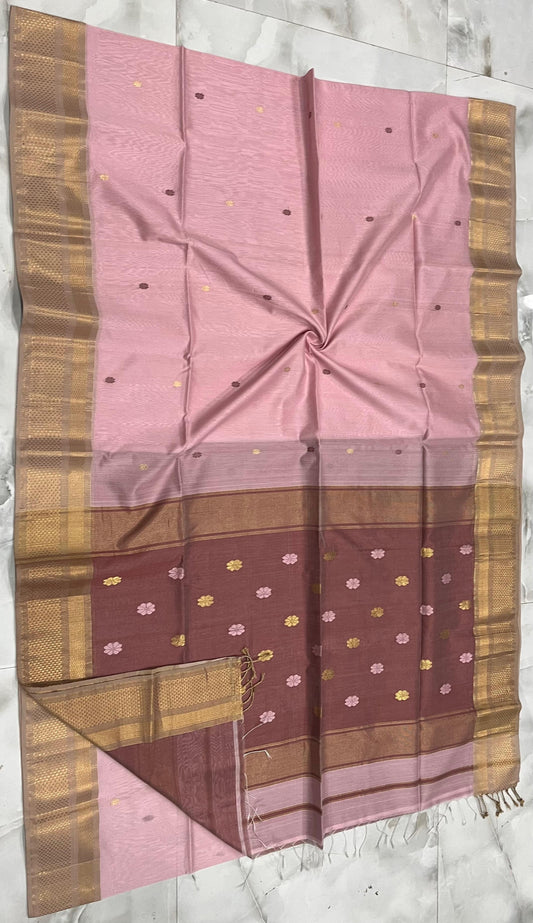 Maheshwari Saree in Handwoven Heritage Weave-019