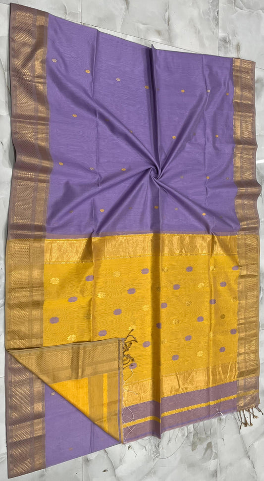 Maheshwari Saree in Handwoven Heritage Weave-039
