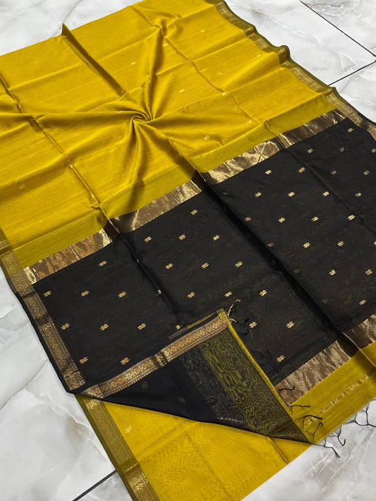 Maheshwari Saree in Handwoven Heritage Weave-012