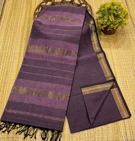 Maheshwari Saree in Handwoven Heritage Weave-062