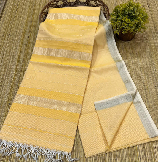 Maheshwari Saree in Handwoven Heritage Weave-092
