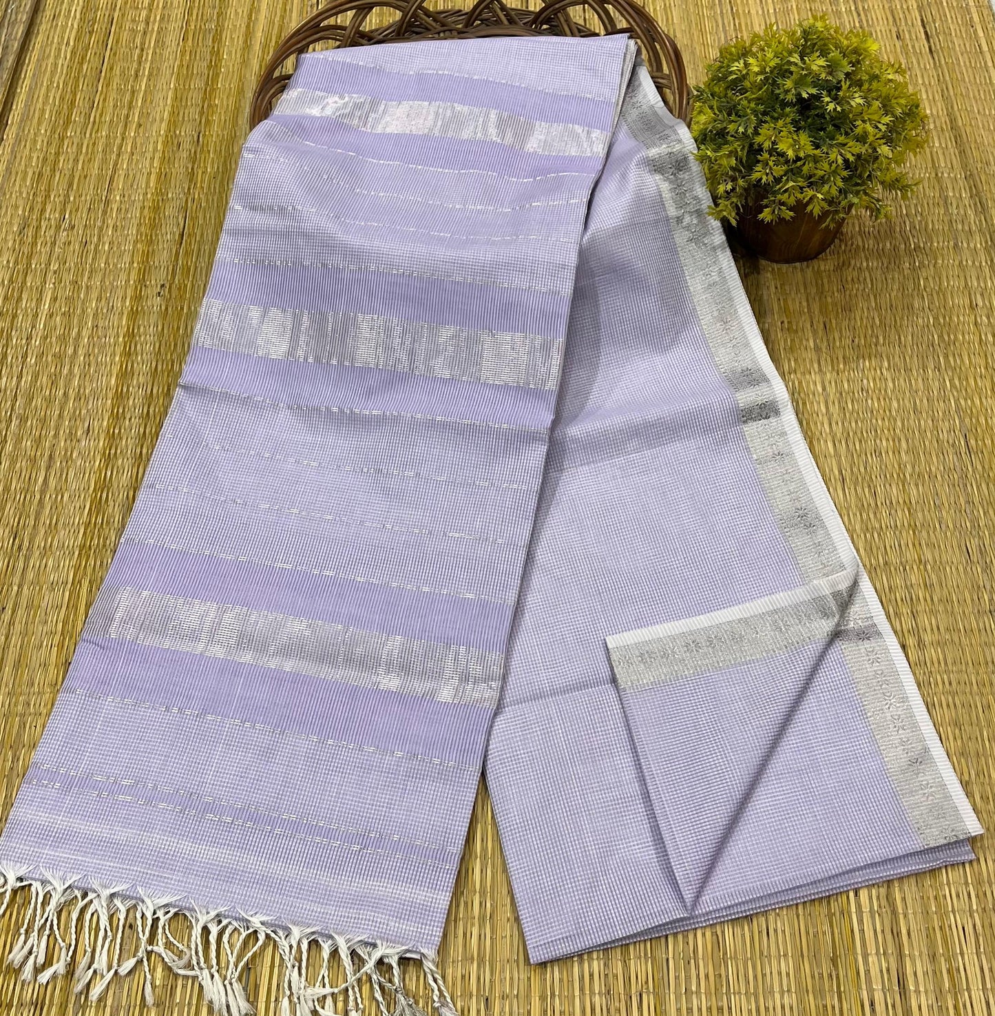 Maheshwari Saree in Handwoven Heritage Weave-078