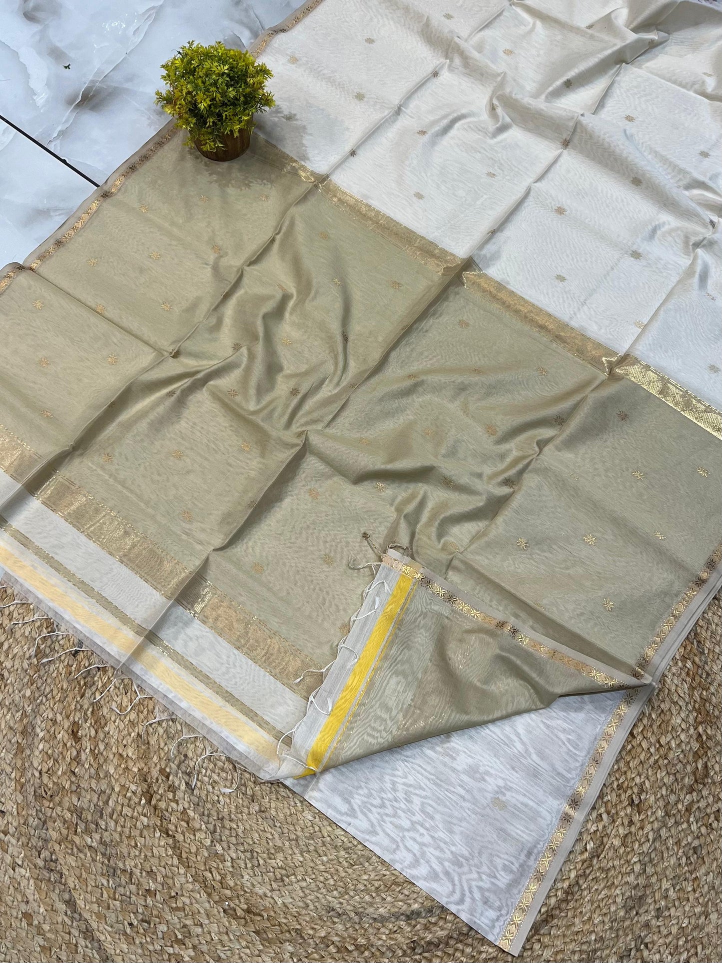 Maheshwari Saree in Handwoven Heritage Weave-142