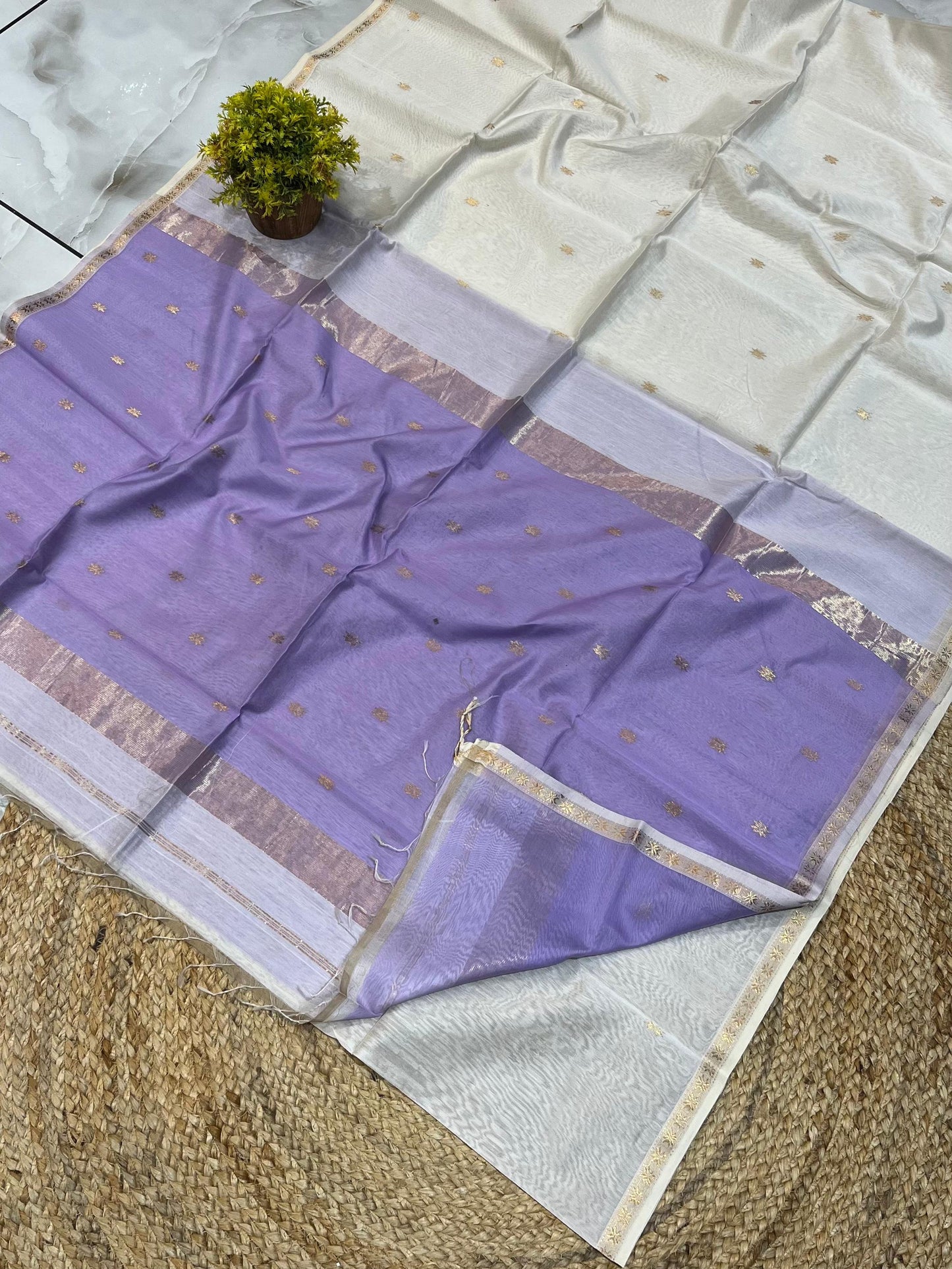 Maheshwari Saree in Handwoven Heritage Weave-139