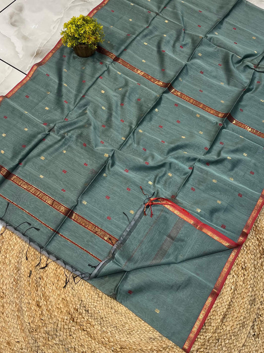 Maheshwari Saree in Handwoven Heritage Weave-150