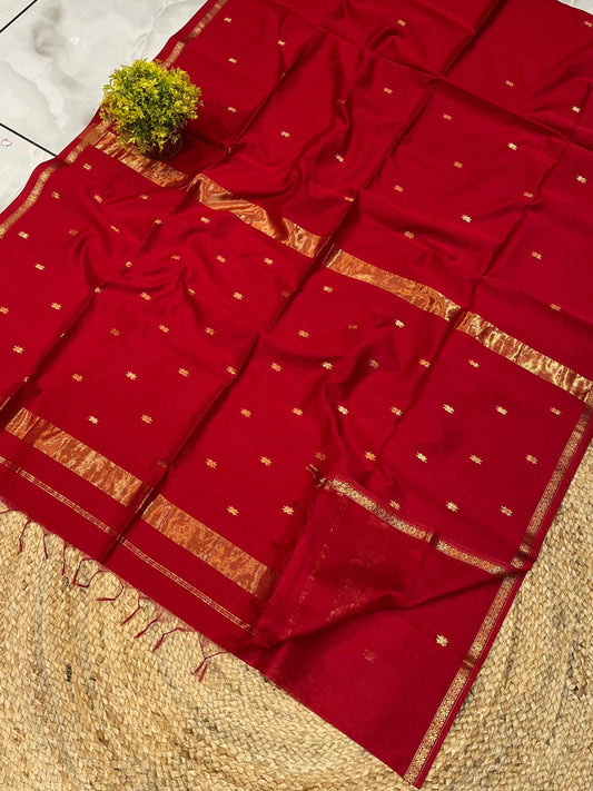 Maheshwari Saree in Handwoven Heritage Weave-164