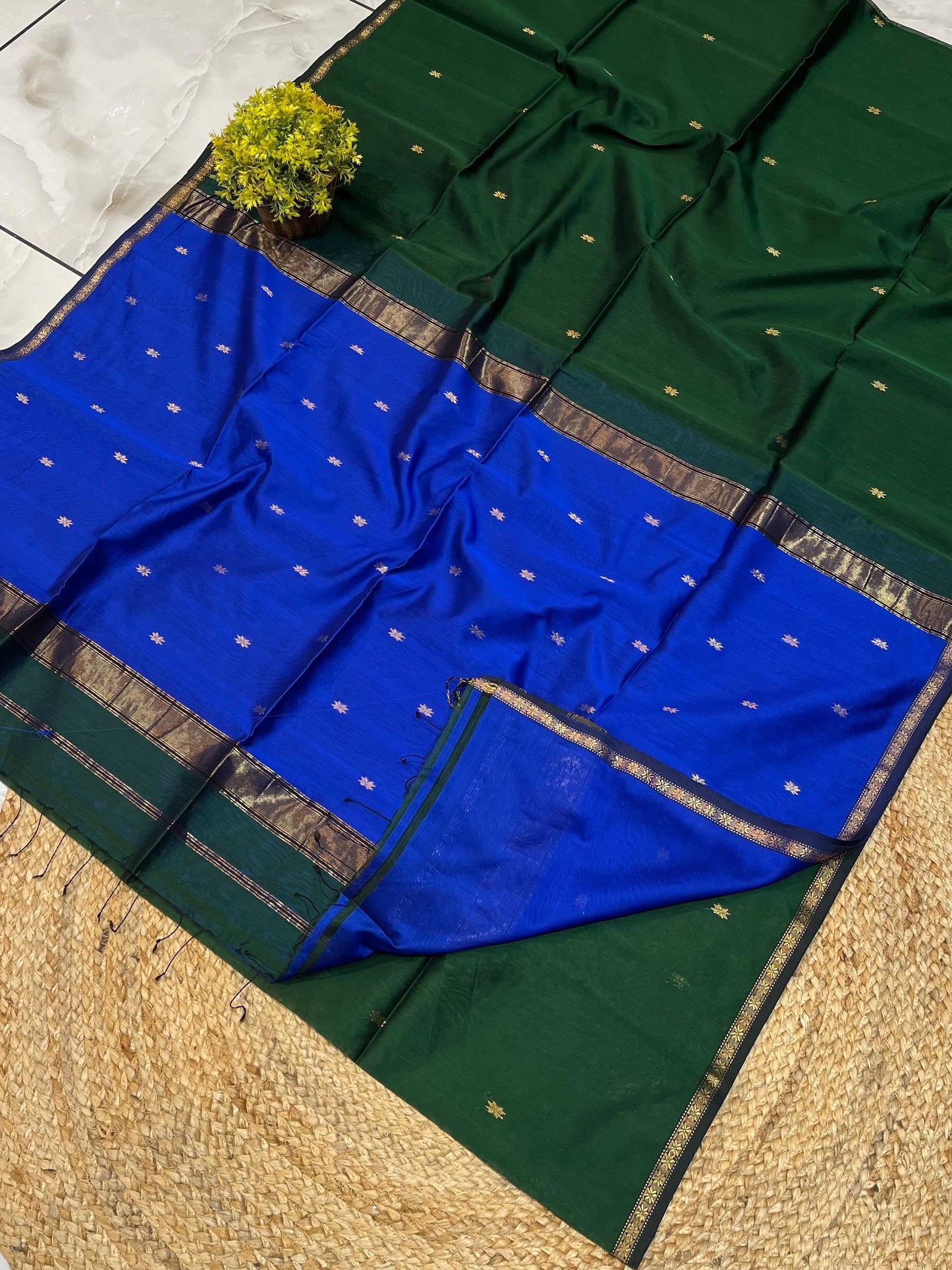 Maheshwari Saree in Handwoven Heritage Weave-154