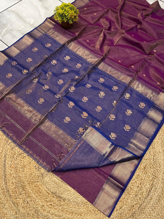 Maheshwari Saree in Handwoven Heritage Weave-129