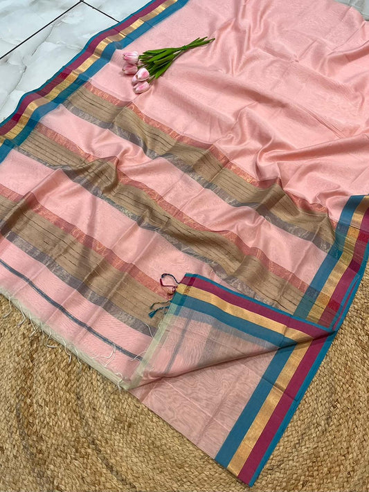 Maheshwari Saree in Handwoven Heritage Weave-168