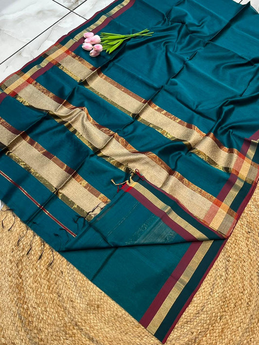 Maheshwari Saree in Handwoven Heritage Weave-182