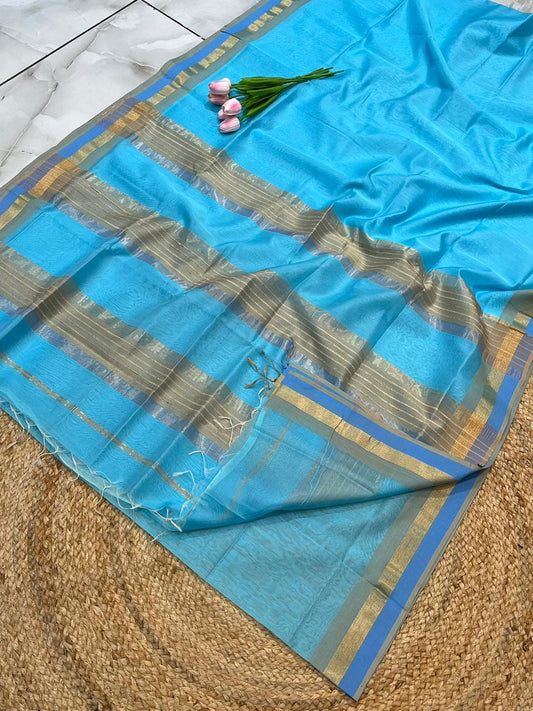 Maheshwari Saree in Handwoven Heritage Weave-205