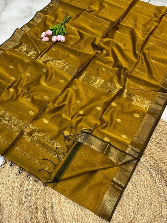 Maheshwari Saree in Handwoven Heritage Weave-267