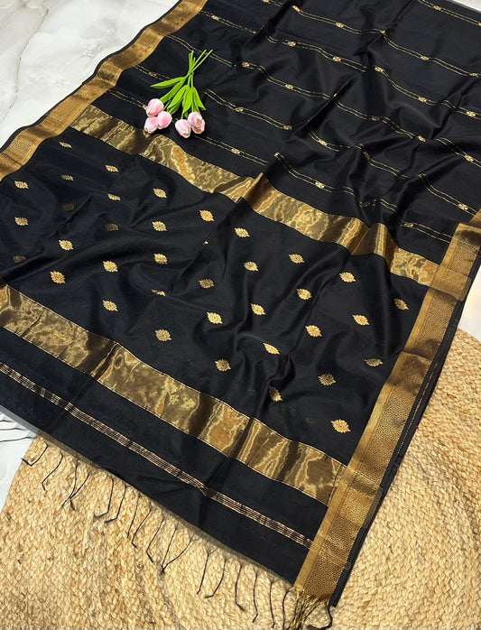 Maheshwari Saree in Handwoven Heritage Weave-271