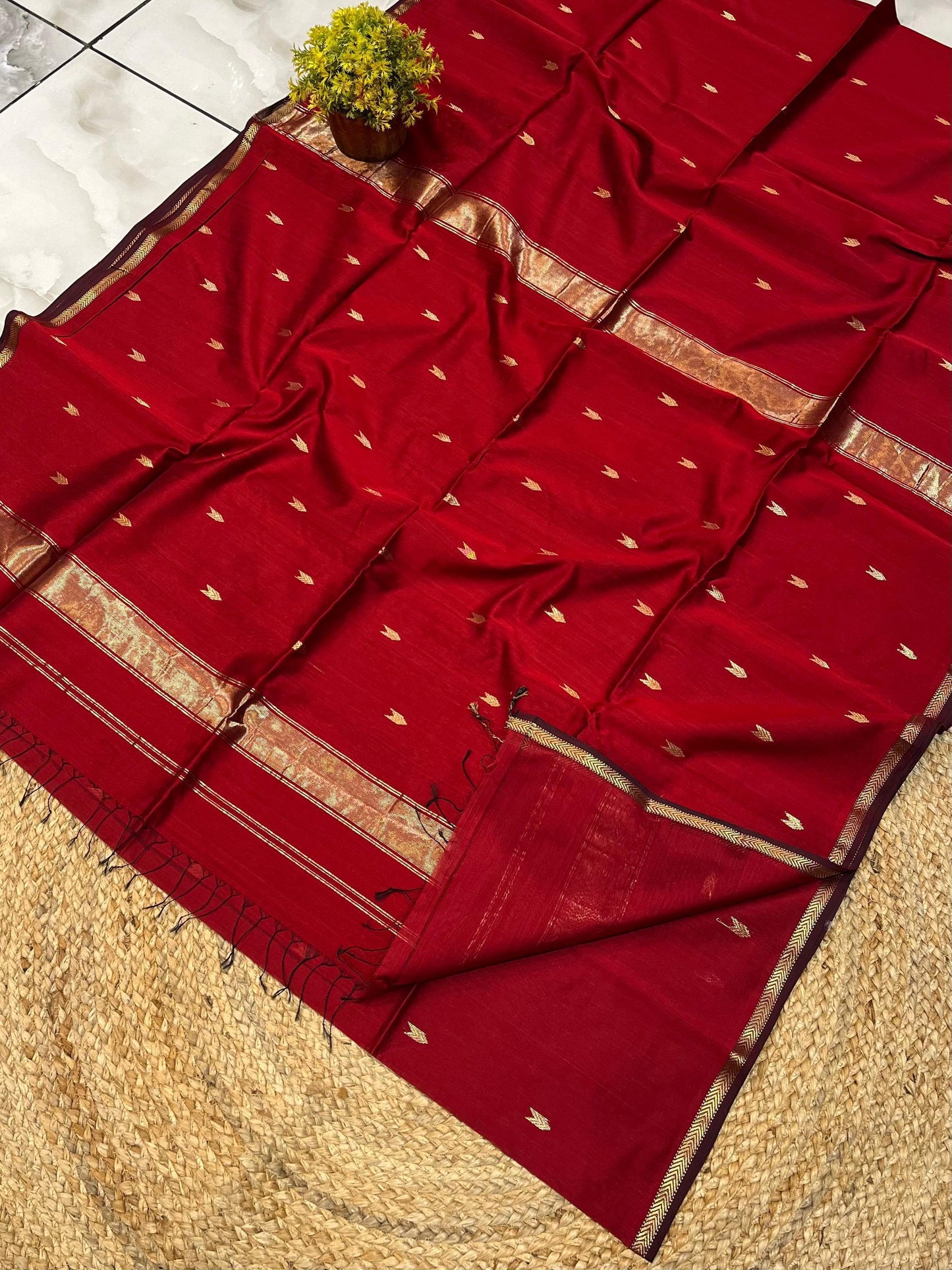 Maheshwari Saree in Handwoven Heritage Weave-247