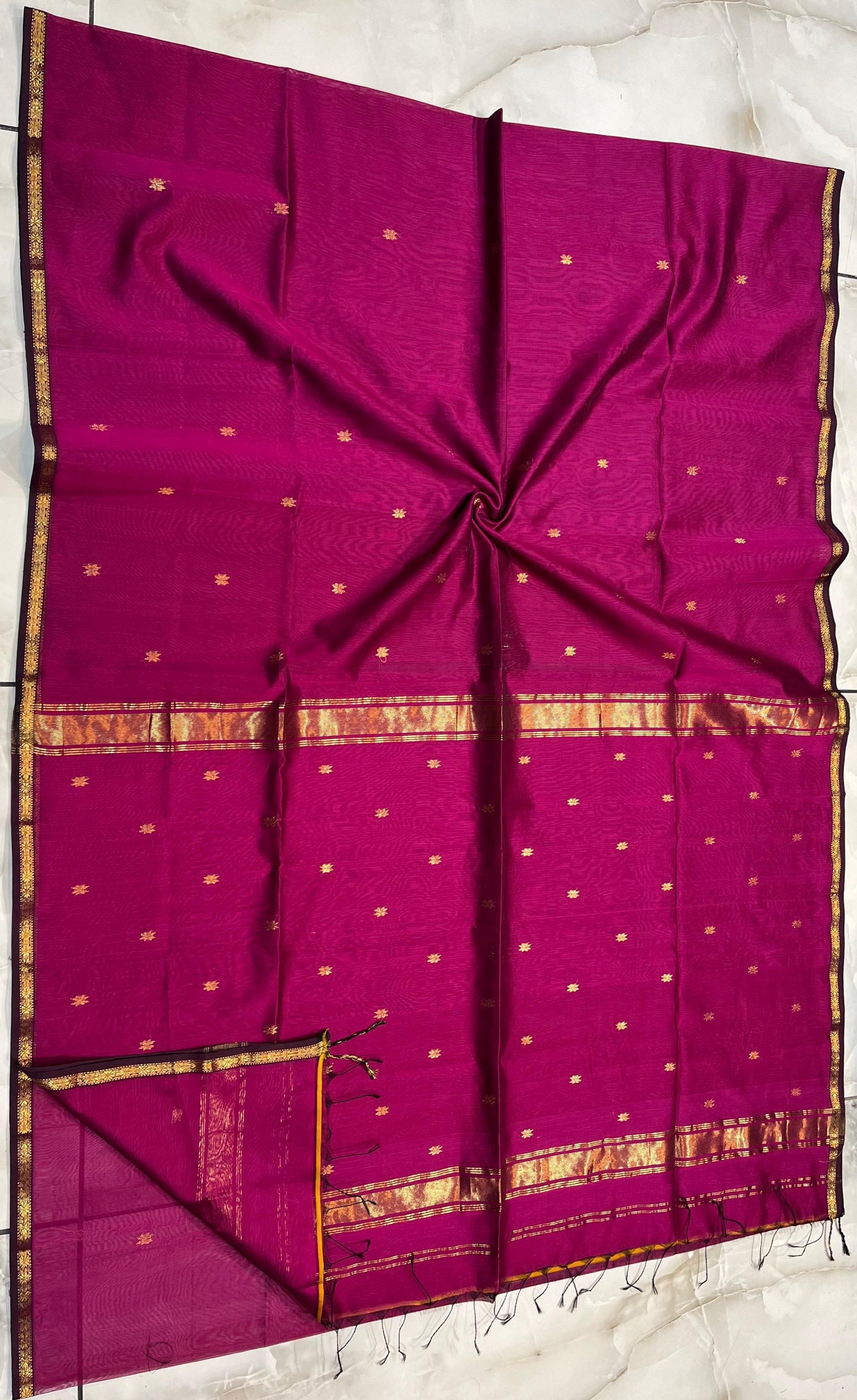 Maheshwari Saree in Handwoven Heritage Weave-249
