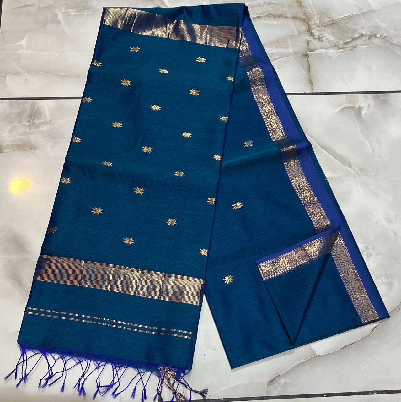 Maheshwari Saree in Handwoven Heritage Weave-281