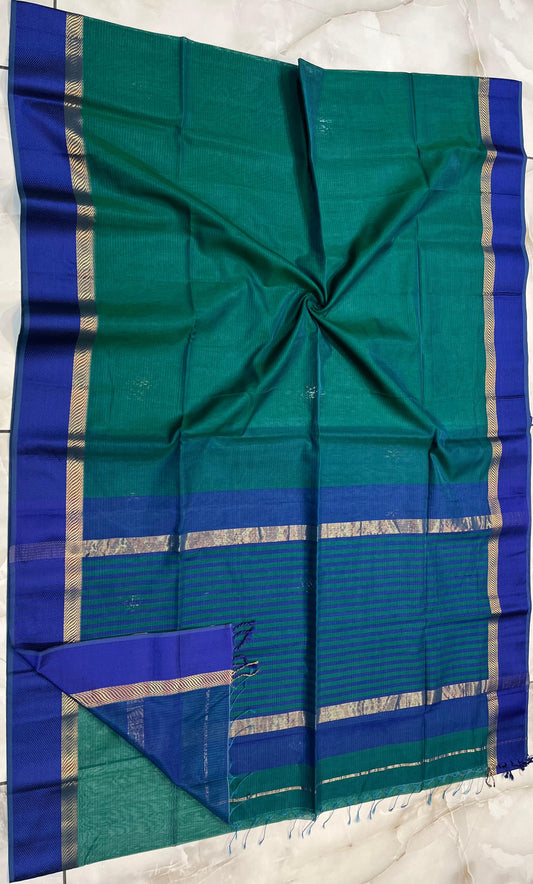 Maheshwari Handwoven Chedi Butta Saree (Product Code- TH005)
