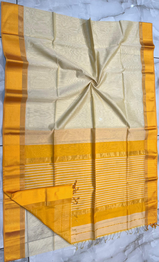 Maheshwari Handwoven Chedi Butta Saree (Product Code- TH002)