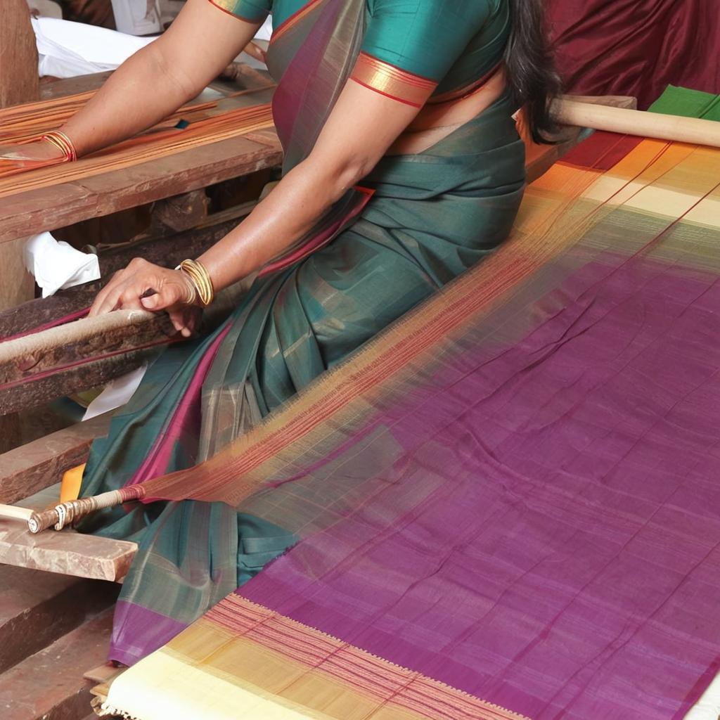 Elegance of Maheshwari Handloom Sarees