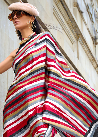 Satin Crepe Saree-017