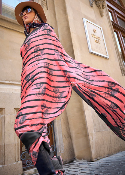 Satin Crepe Saree-008