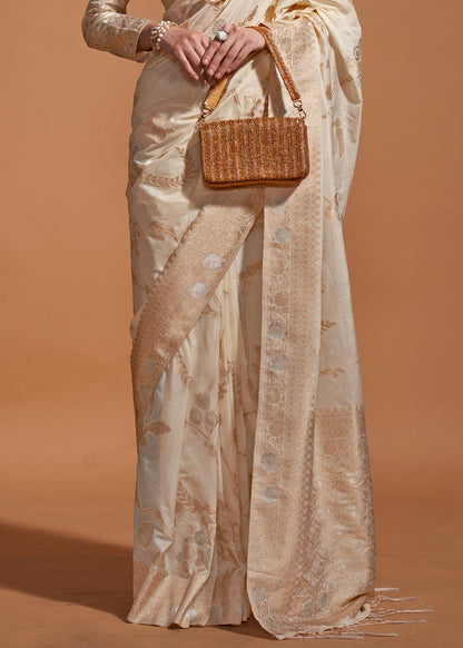 Georgette Handloom Weaving Silk Saree-005