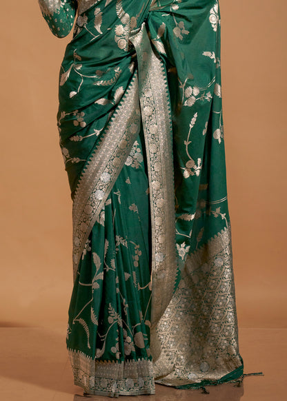 Georgette Handloom Weaving Silk Saree-006