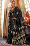 Elegant Satin Handloom Weaving Silk Saree-003