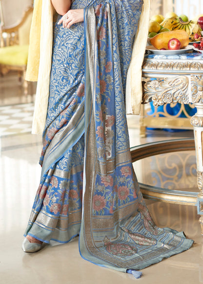 Floral  Zari Weave Saree-006
