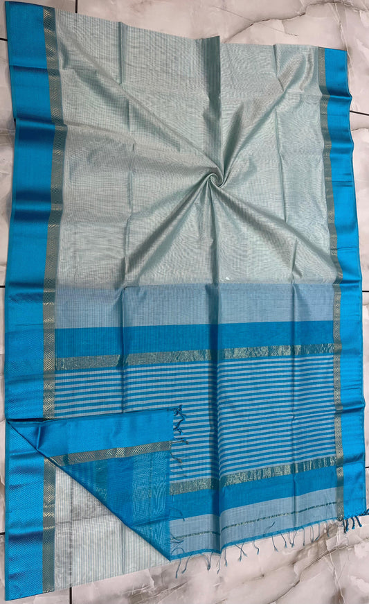 Maheshwari Handwoven Chedi Butta Saree (Product Code- TH008)