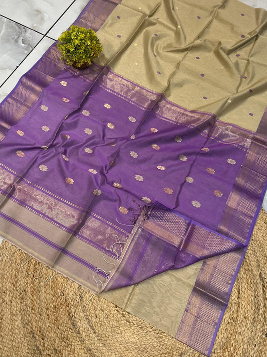 Maheshwari Saree in Handwoven Heritage Weave-114