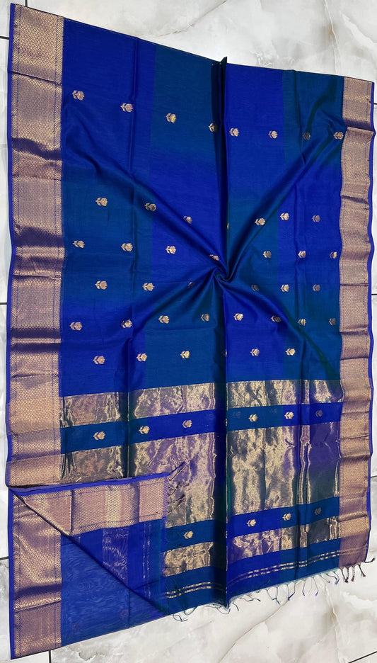 Maheshwari Saree in Handwoven Heritage Weave-122