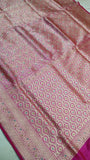 Banarasi Pure Katan Silk Saree with Handwoven Meenakari & Pure Gold Zari Work- KT004