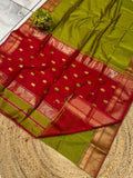 Maheshwari Saree in Handwoven Heritage Weave-117
