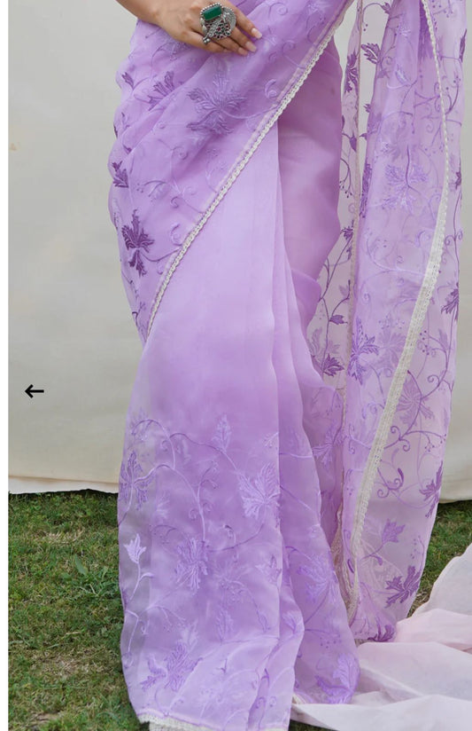 Soft Organza Saree-003