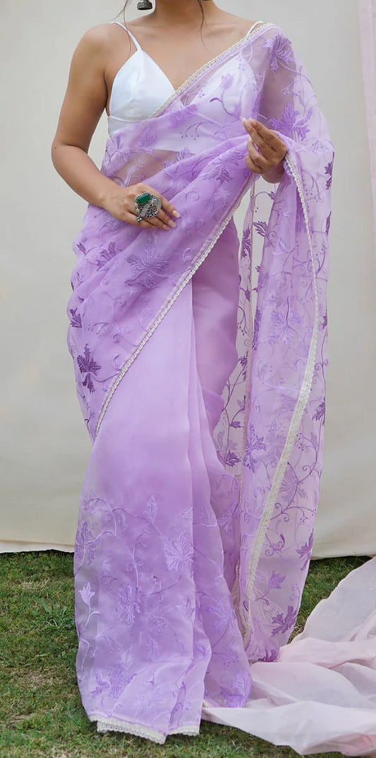 Soft Organza Saree-003