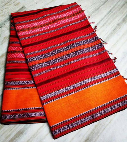 Authentic Dhaniakhali Chatai Saree –001